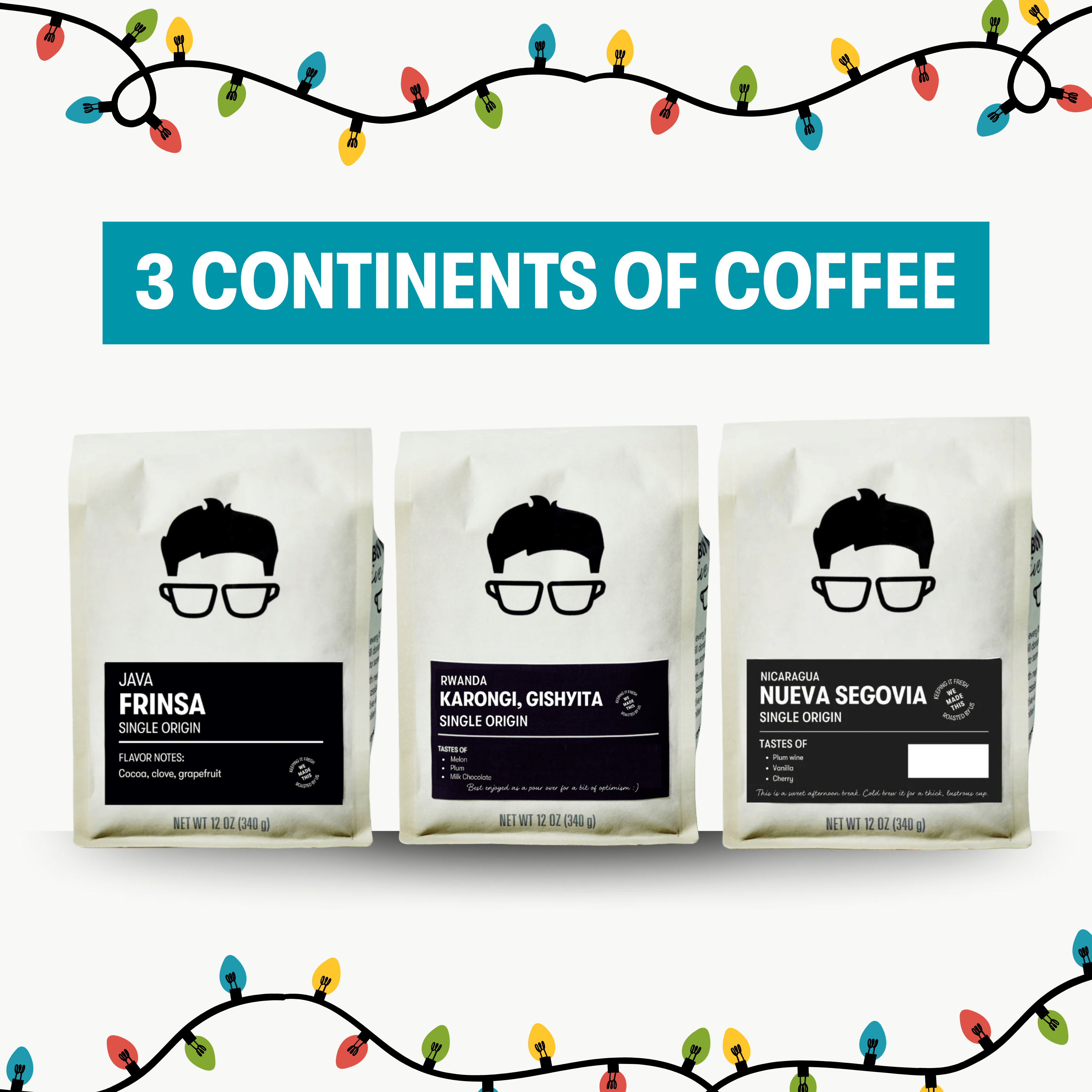 3 Continents of Coffee Bundle - Gregorys Coffee
