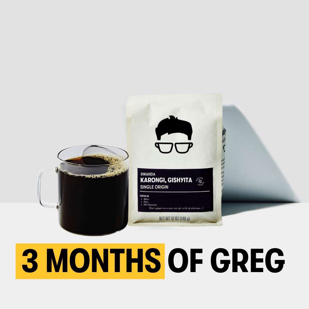 3 Month Single Origin Subscription ($150 Value) - Gregorys Coffee