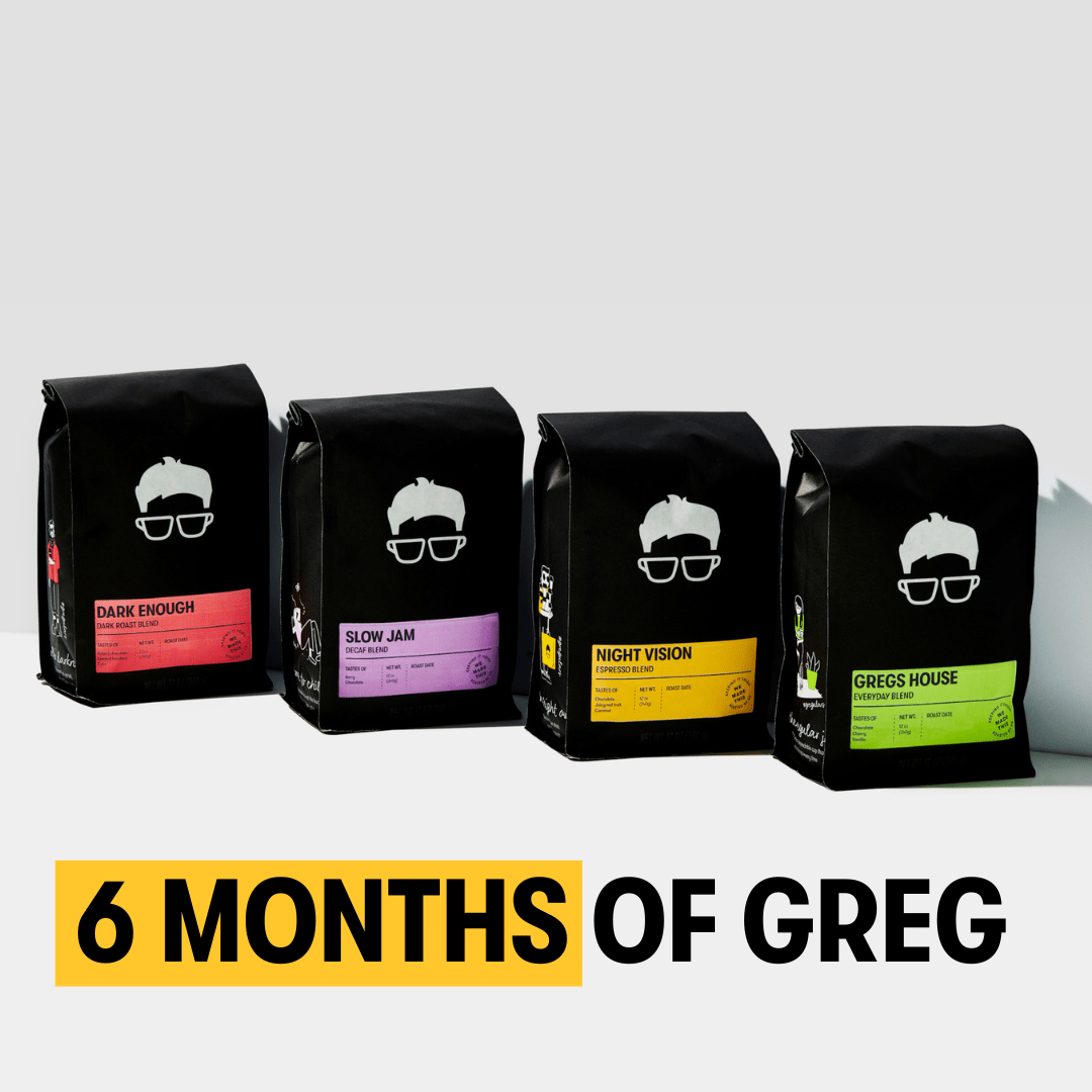 6 Month Coffee Subscription ($280 value) - Gregorys