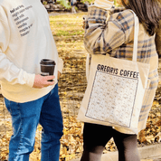 Snowman Tote Bag - Gregorys Coffee