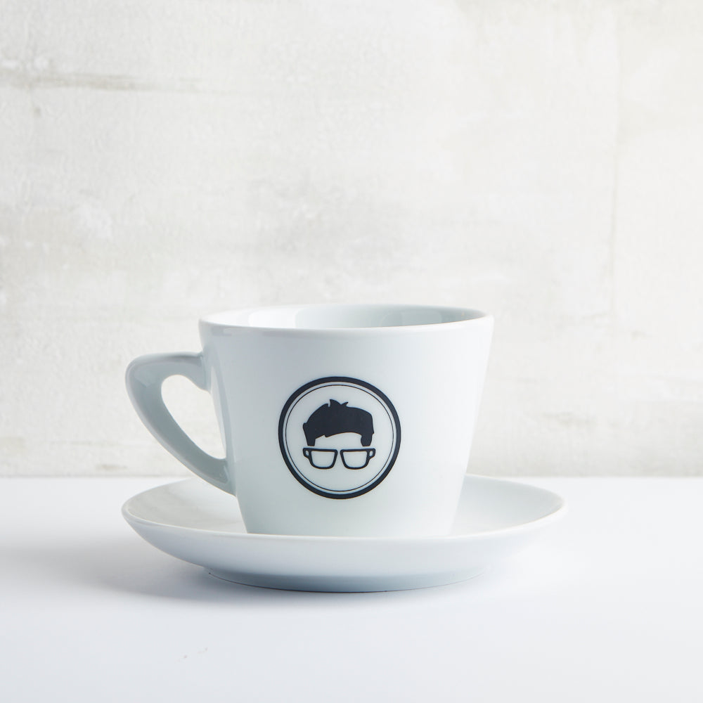 Latte Ceramic Cup/Saucer